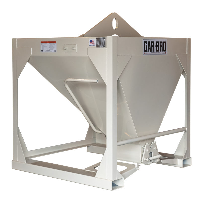GAR-BRO Combo Buckets With 10″ X 15″ Clamshell Gates And Standard Lifting Bail And Fork Pockets