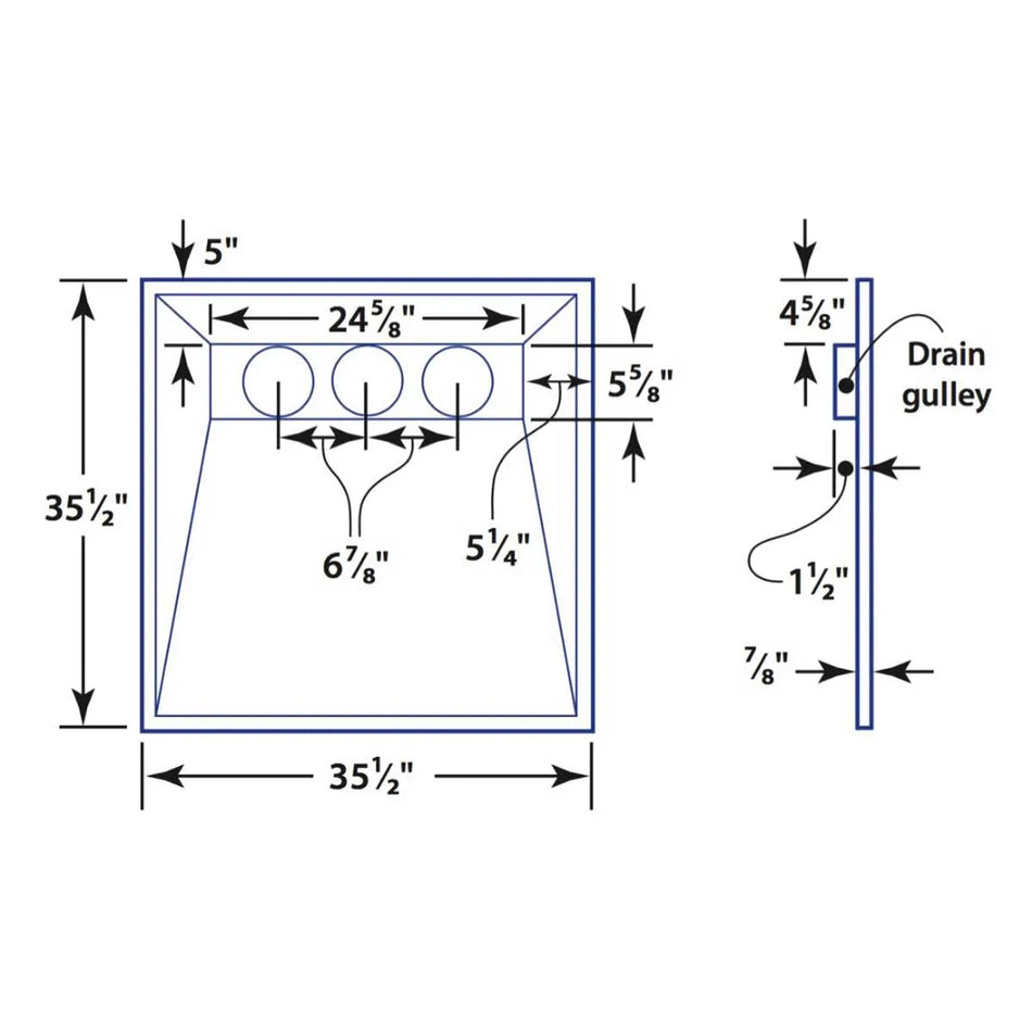 Arc TrueDEK Linear Shower Bases