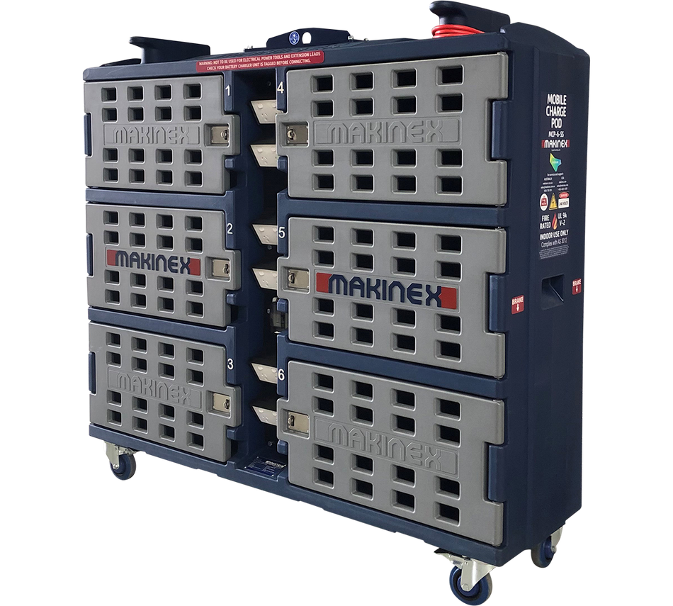 Makinex Mobile Charge Pod (MCP-6-SS-US)