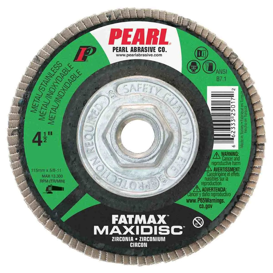Fatmax Zirconia Maxidisc Flap Disc 4-1/2" x 7/8" Z60 T29