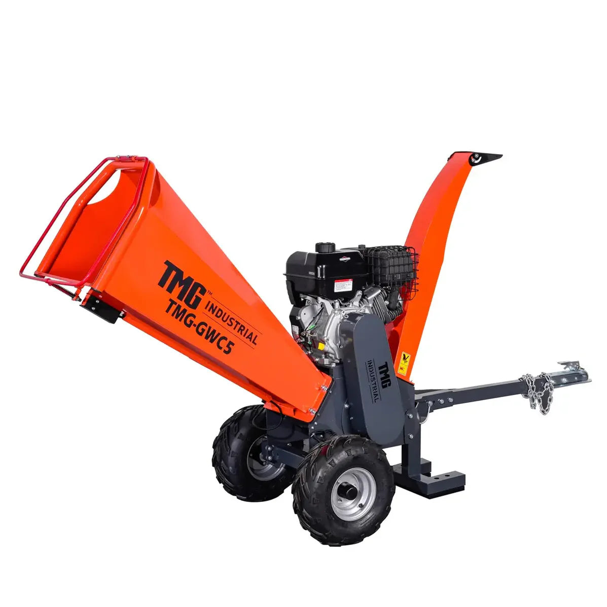 TMG Industrial Heavy-Duty Gas Wood Chippers & Chipper-Shredder Series (3”–6”)