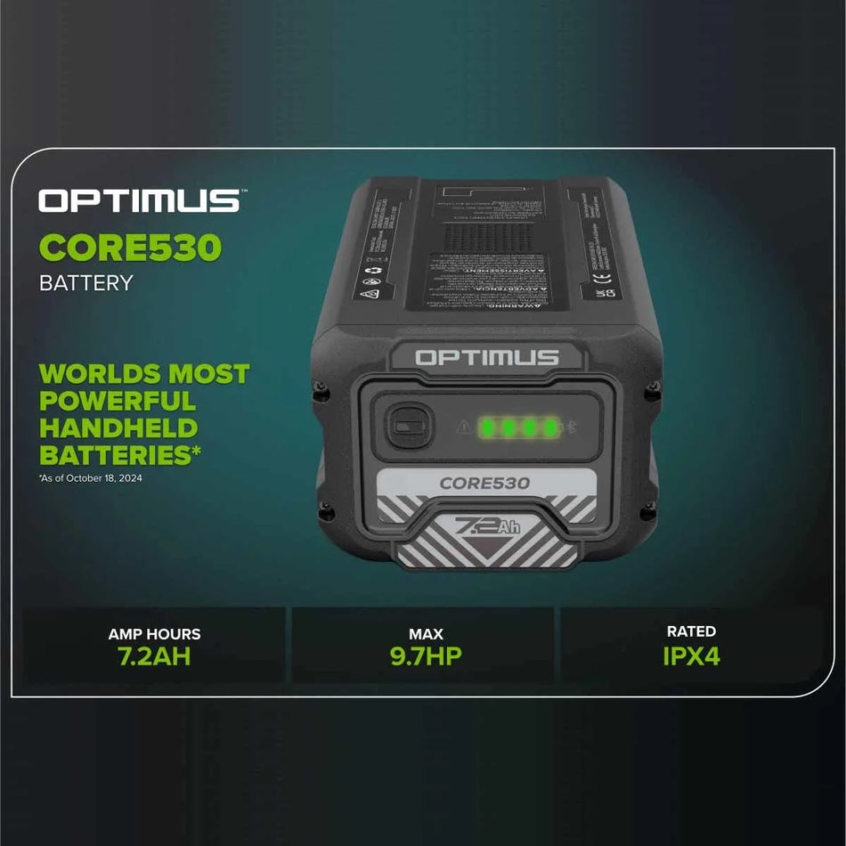 Greenworks Optimus CORE530 7.2Ah Battery
