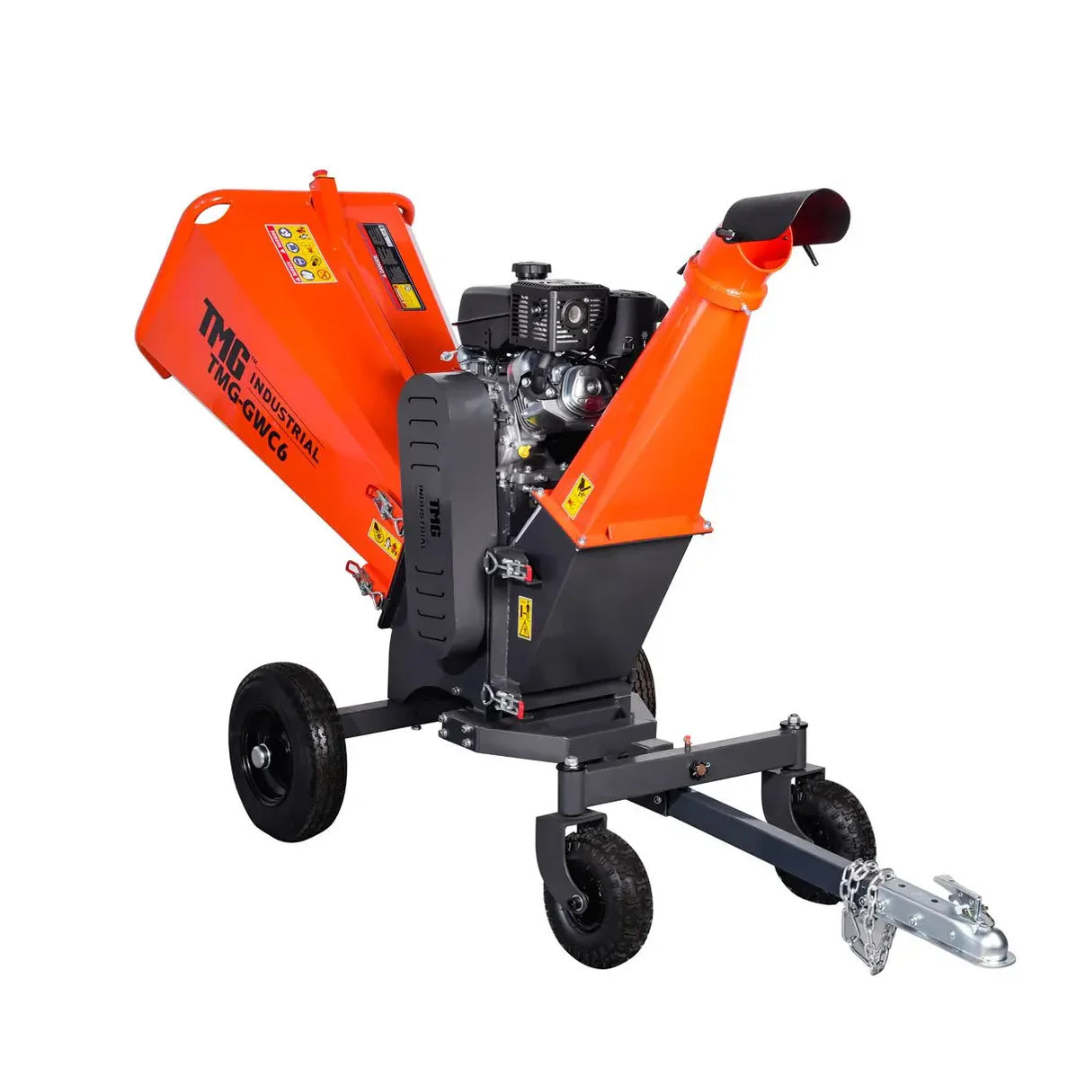 TMG Industrial Heavy-Duty Gas Wood Chippers & Chipper-Shredder Series (3”–6”)