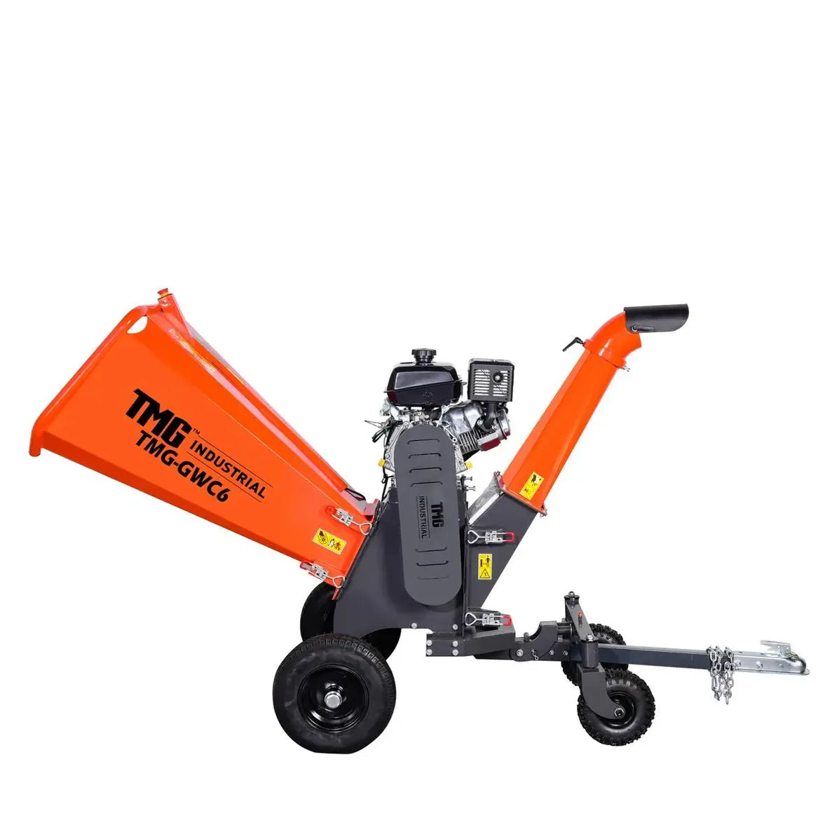 TMG Industrial Heavy-Duty Gas Wood Chippers & Chipper-Shredder Series (3”–6”)