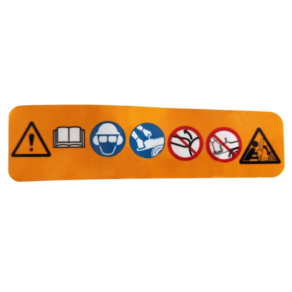 Husqvarna 445 Chainsaw Warning Label