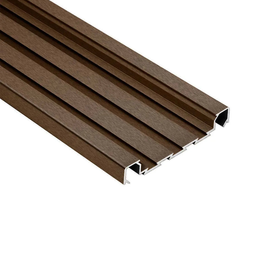 Schluter Quadec-FS Brushed Antique Bronze Aluminum Edge Trim