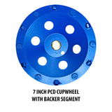 EDCO 7 Inch Turbo Edge Grinder Accessories
